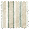 Emily Bond George Stripe Print, Fern - Roller Blind